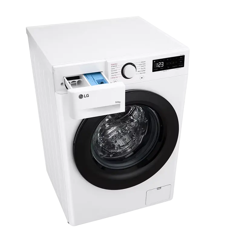 Mașină de spălat cu uscător LG F4DR509SBW Alb