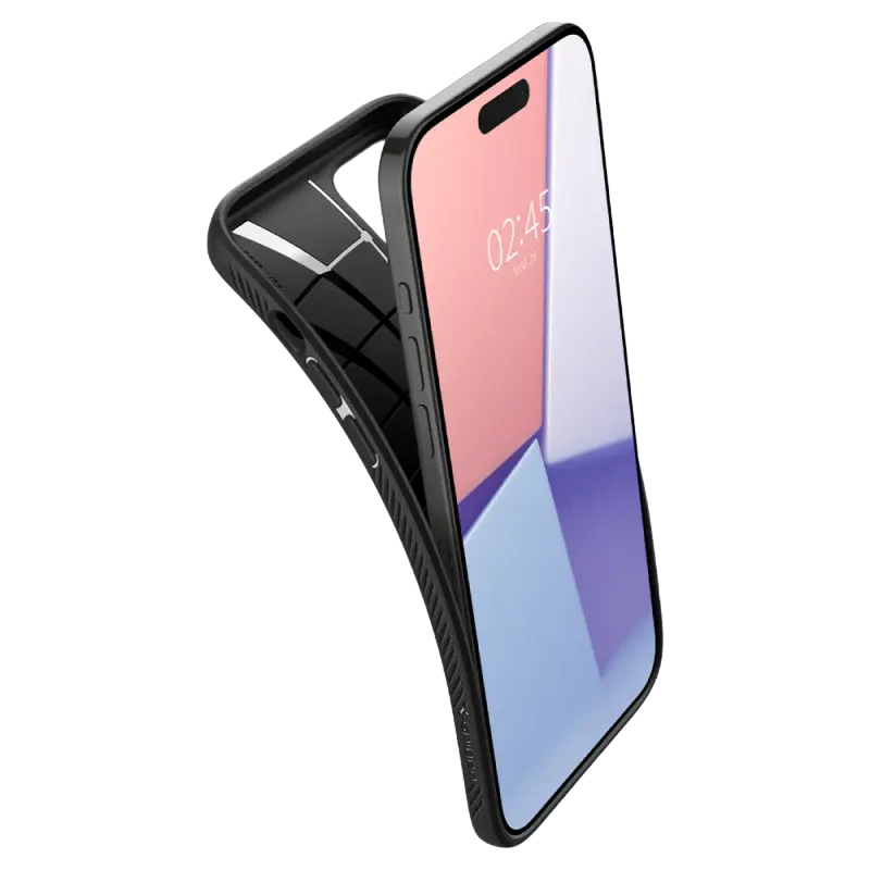 Husă Spigen Apple iPhone 15 Pro Max Liquid Air Liquid Air Negru mat