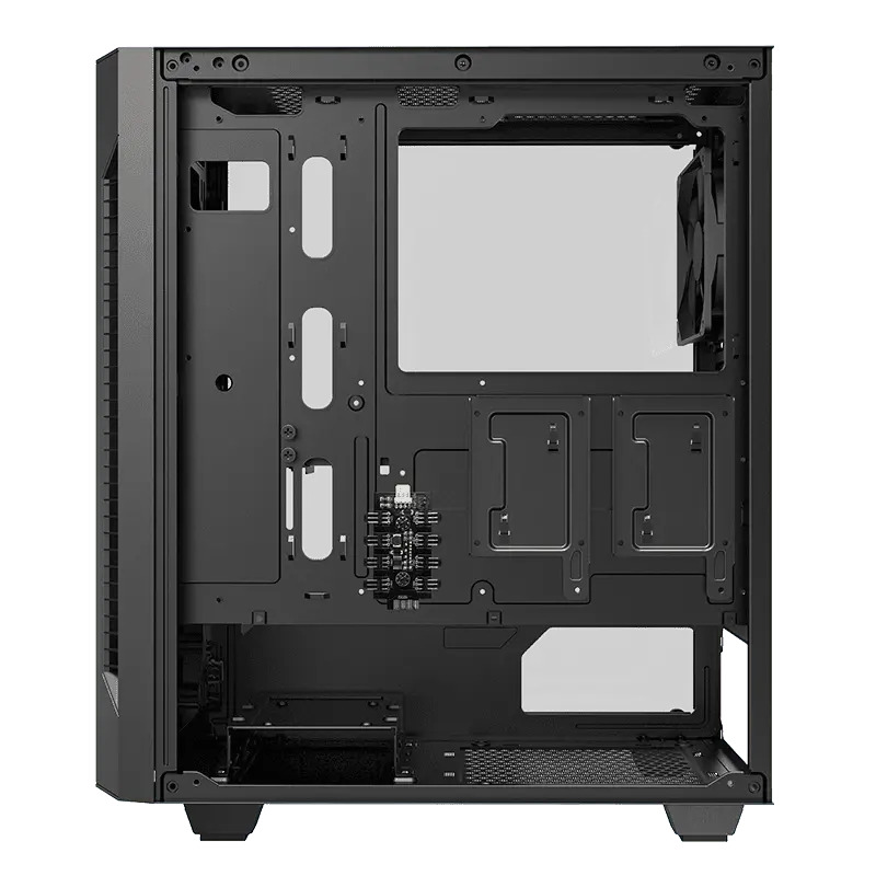 Carcasă PC Gamemax FORTRESS TG Midi-Tower Negru