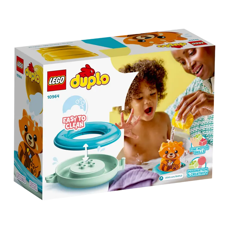 Constructor LEGO Bath Time Fun: Floating Red Panda Multicolor