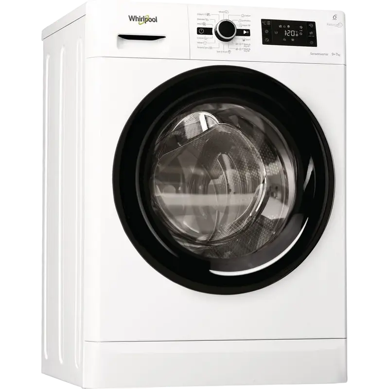 Стирально-сушильная машина Whirlpool FWDG97168B Белый