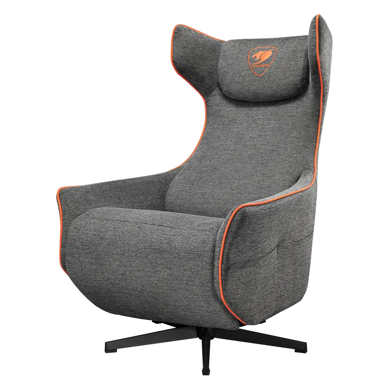 Игровое кресло Cougar Magus Имитация льна Серый | Оранжевый