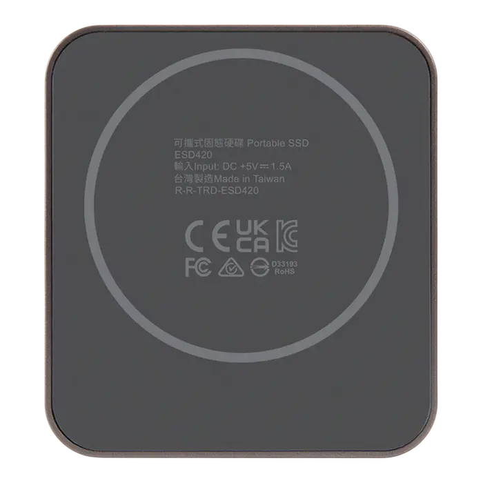 SSD portabil extern Transcend ESD420 1 TB Iron Gray