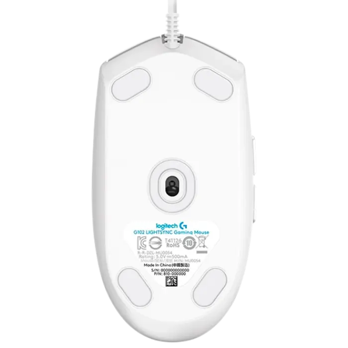 Gaming Mouse Logitech G102 Cu fir Alb