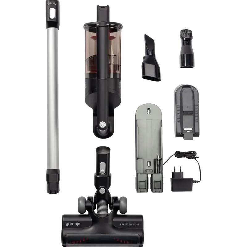 Вертикальный Пылесос Gorenje SVC252FMBK Черный