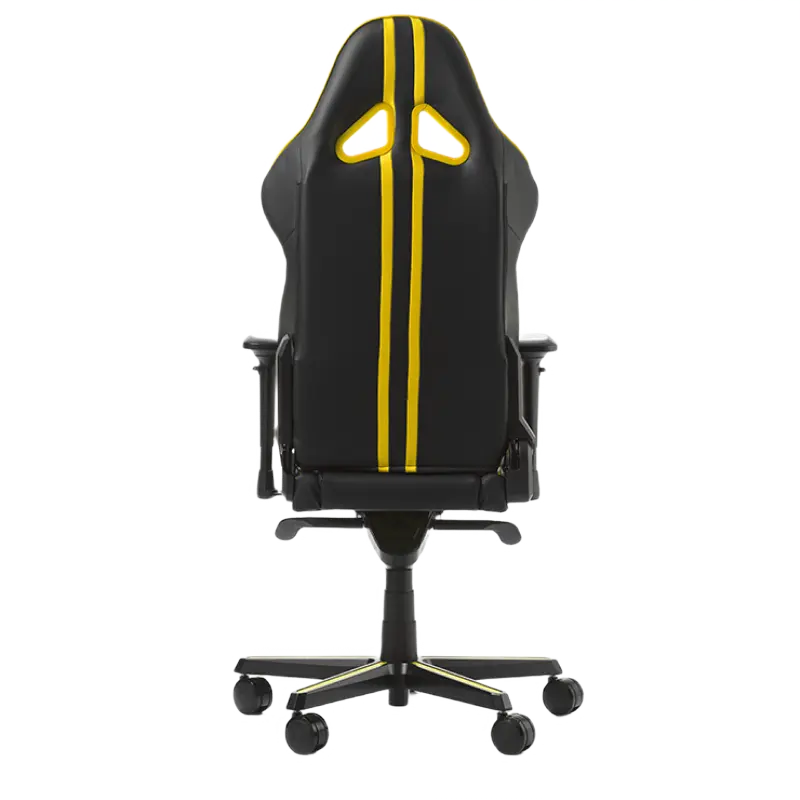 Scaun Gaming DXRacer Racing GC-R131-NY PU Piele Negru/Galben