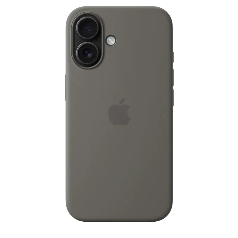 Чехол Apple iPhone 16 Silicone Case MagSafe A3313 Silicone Case with MagSafe Stone Gray