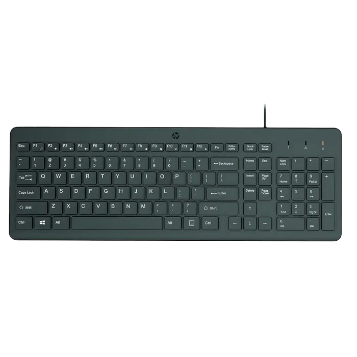 Клавиатура и мышь HP 150 Мембрана Черный