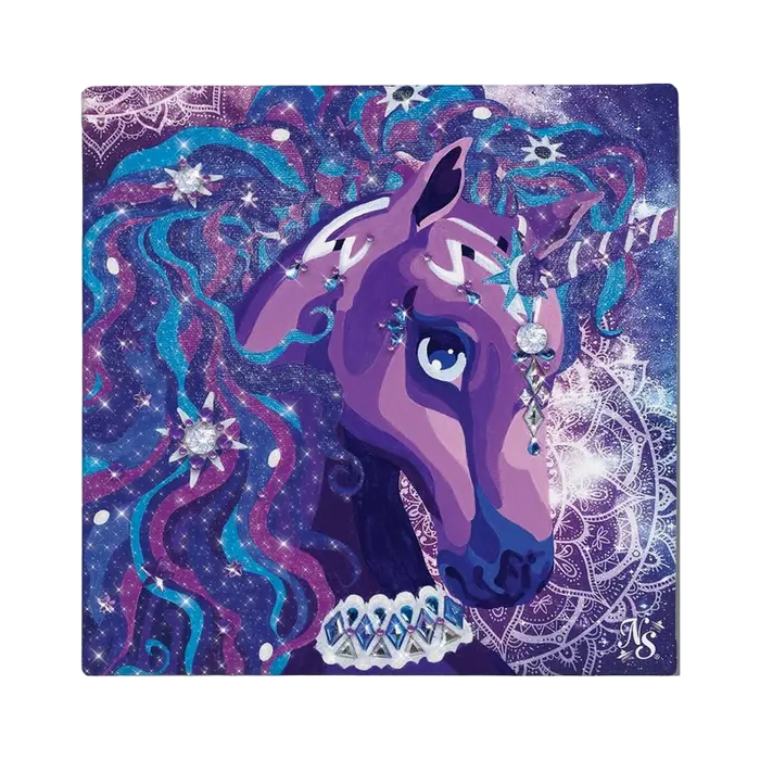 Nebulous Stars Paint-by-Number on Canvas Nebulia & Horse