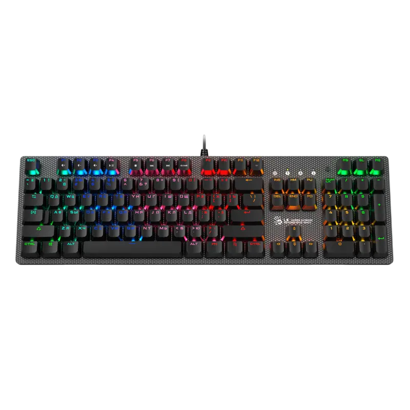 Клавиатура Bloody B810R Механический Черный