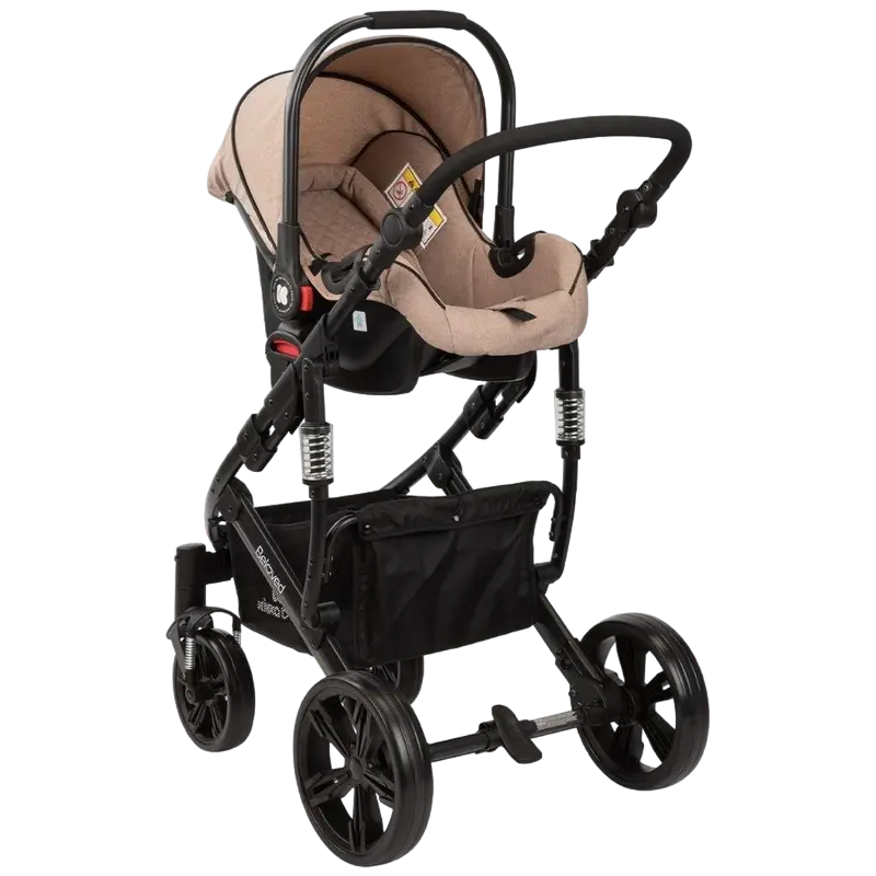 Коляска 3-в-1 Kikka Boo Beloved Бежевый