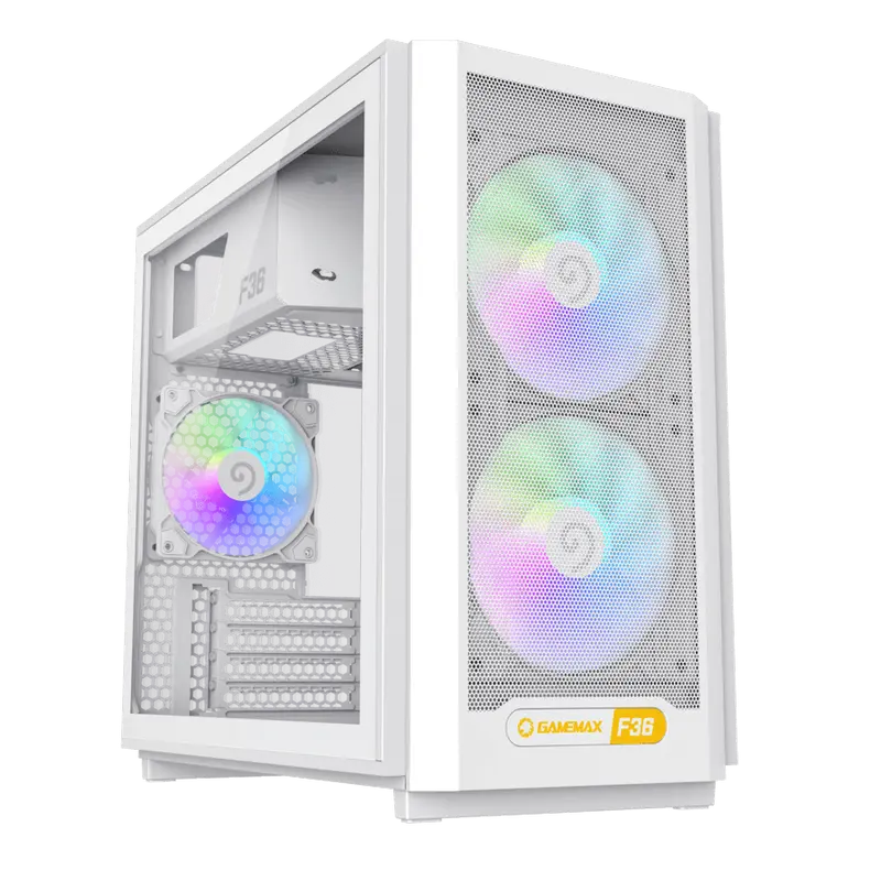 Компьютерный корпус Gamemax F36 WH Mini-Tower Белый