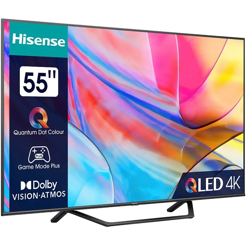 55" QLED SMART Телевизор Hisense 55A7KQ Серый