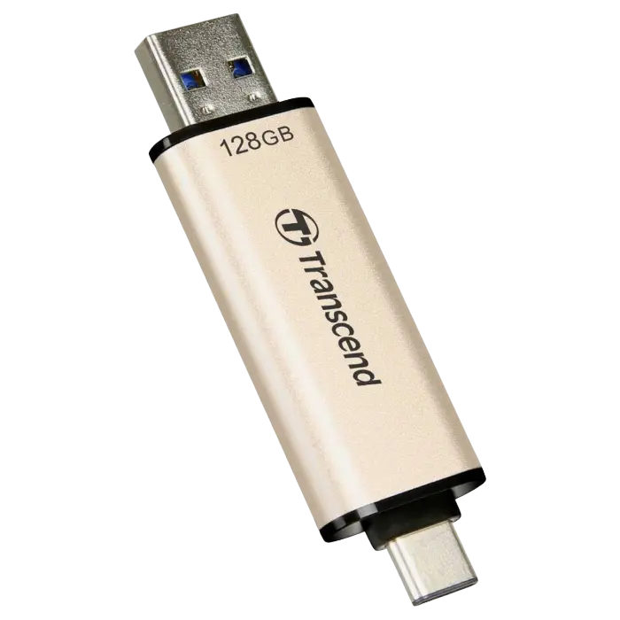USB Flash накопитель Transcend JetFlash 930C 128ГБ Gold