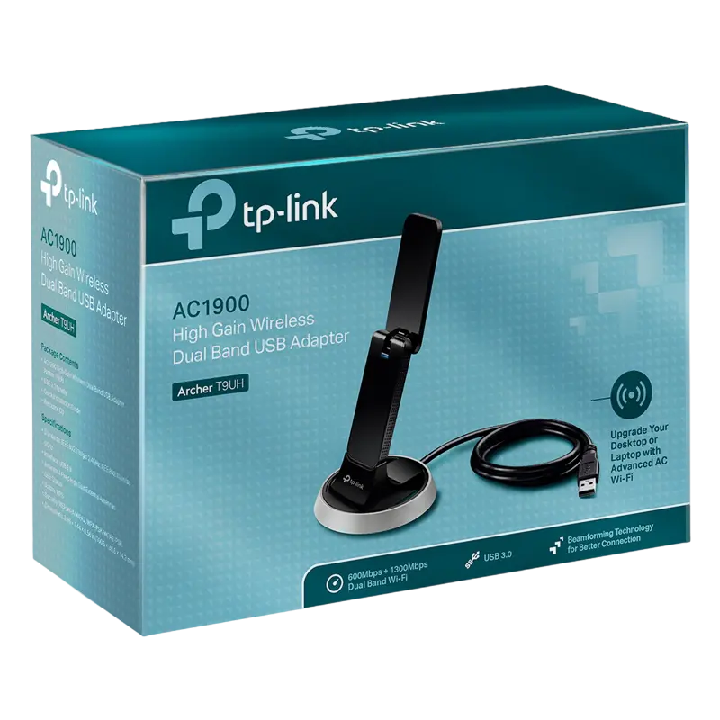 USB Aдаптер TP-LINK Archer T9UH Черный