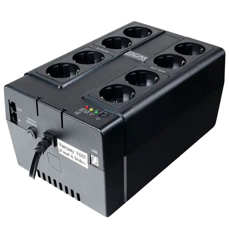 Источник бесперебойного питания PCM CUB-1000E Черный