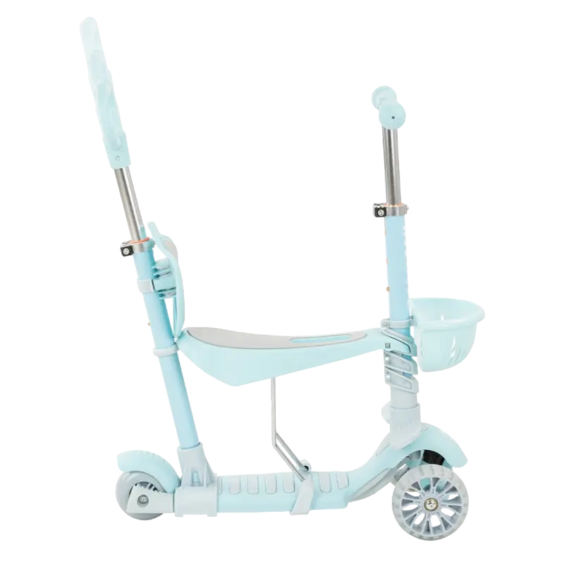 Trotinetă cu 3 roți pentru copii Makani BonBon Albastru deschis