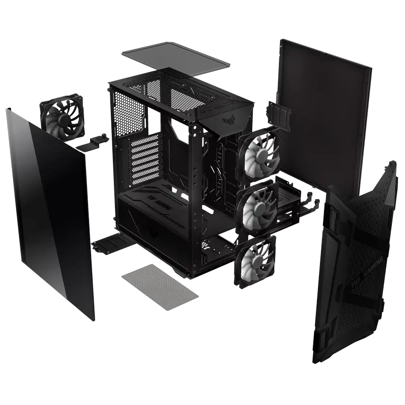 Carcasă PC ASUS GT301 Midi-Tower Negru