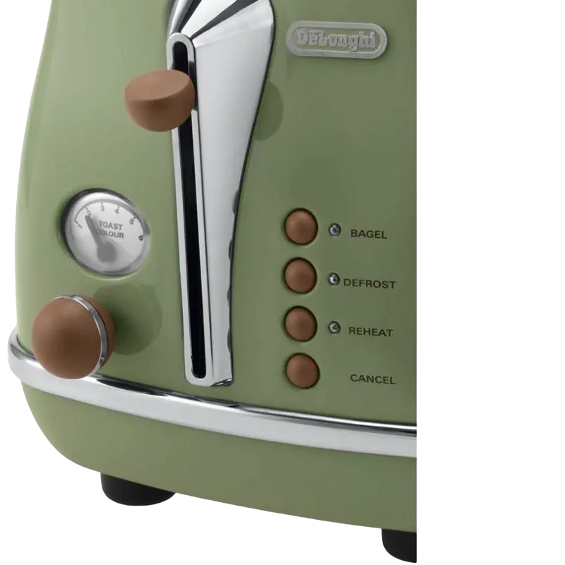 Тостер DeLonghi Icona Vintage Зеленый
