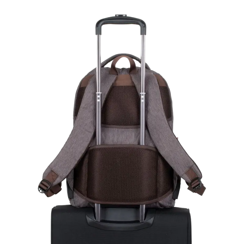 Rucsac pentru Laptop Rivacase Galapagos Moca