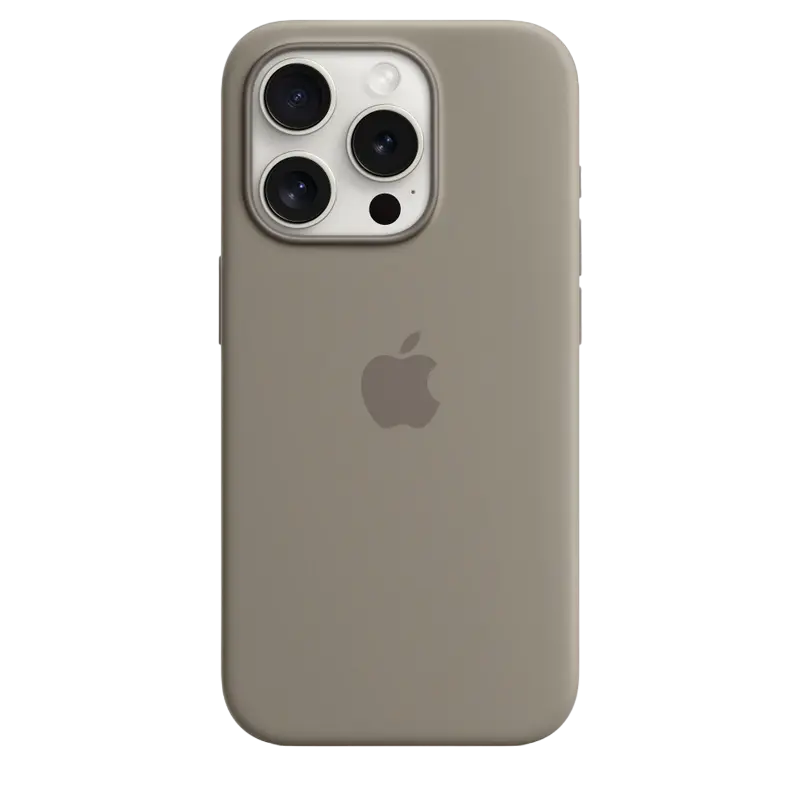 Чехол Apple iPhone 15 Pro Silicone Case MagSafe Силиконовый Чехол Глина