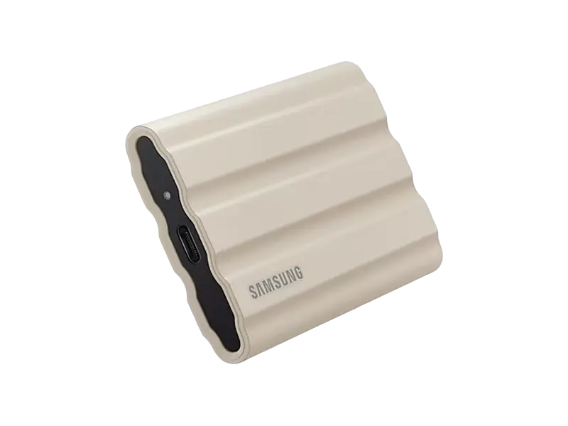 Внешний портативный SSD накопитель Samsung T7 Shield 1 ТБ Бежевый