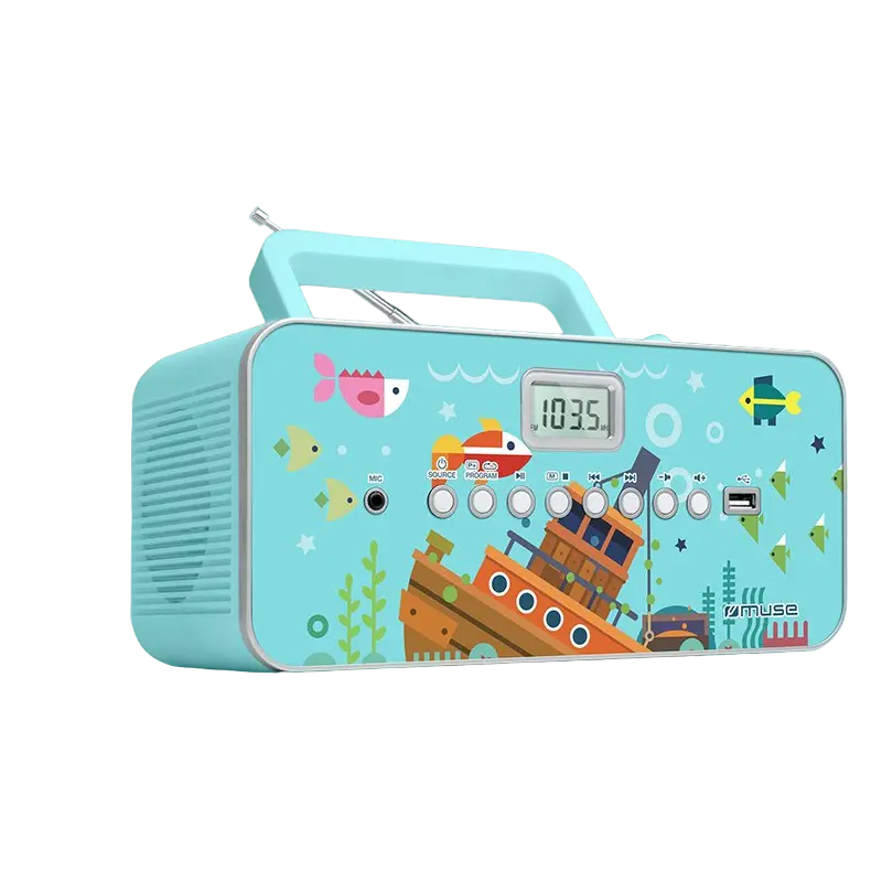 Radio portabil MUSE M-29 KB Turcoaz