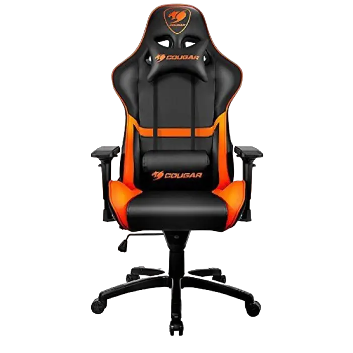 Игровое кресло Cougar Armor Искусственная кожа Черный/Оранжевый