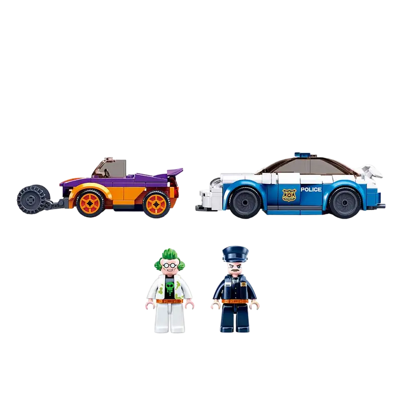 Конструктор Sluban Police - Manhunt on Highway Разноцветный