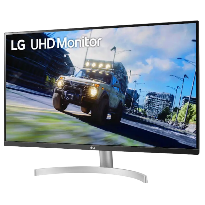 Монитор LG 32UN500-W Белый/Чёрный