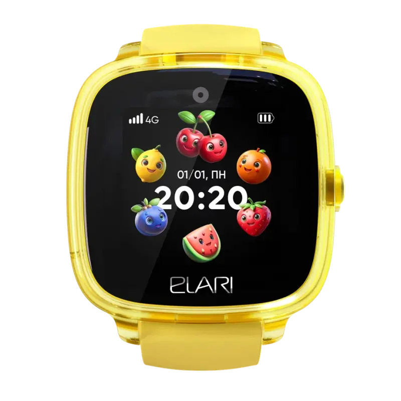 Детские часы Elari KidPhone Fresh 4G Жёлтый