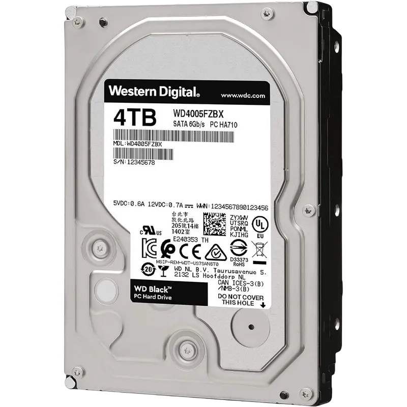 Жесткий диск Western Digital WD Black 4 ТБ