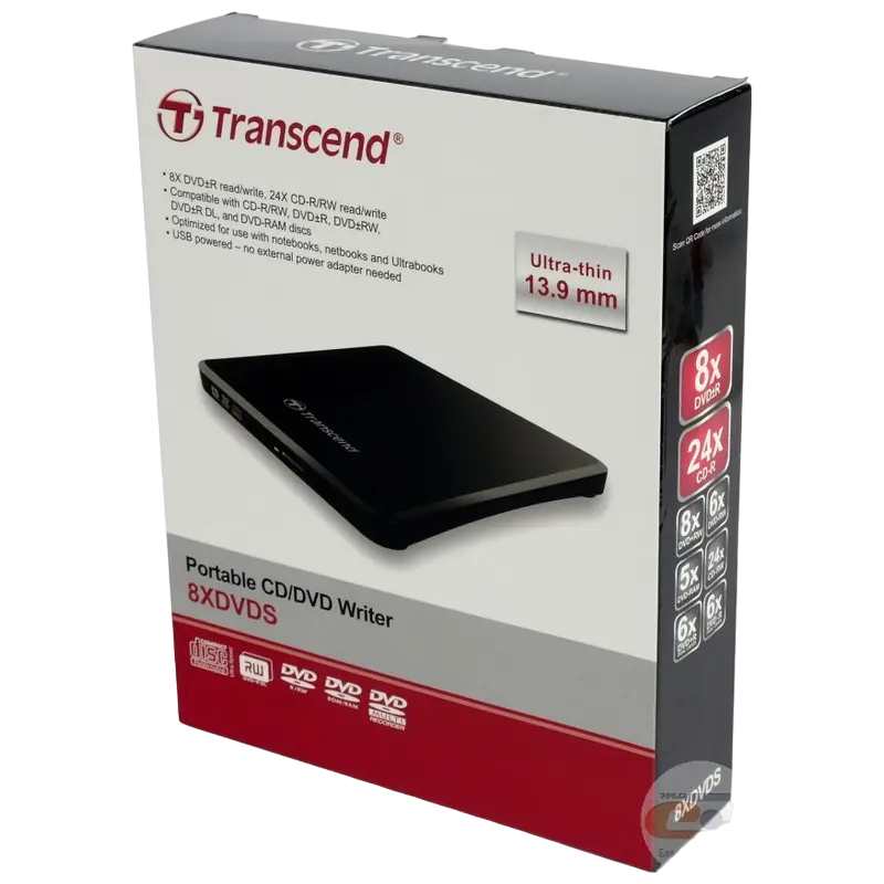 Transcend TS8XDVDS Negru