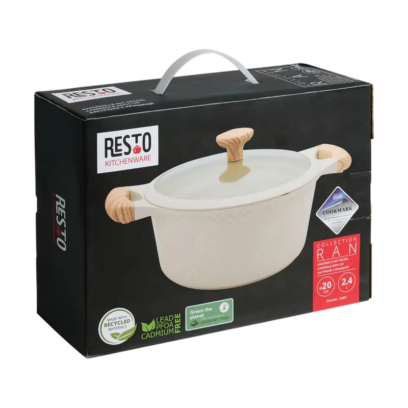 Кастрюля RESTO Ran RAN Бежевый