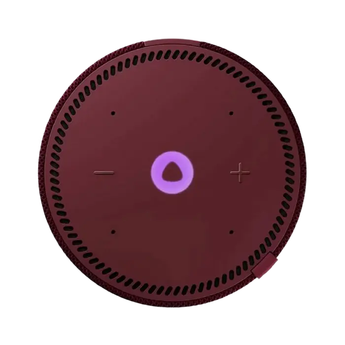 Умная колонка Yandex Station Mini with Clock Красный