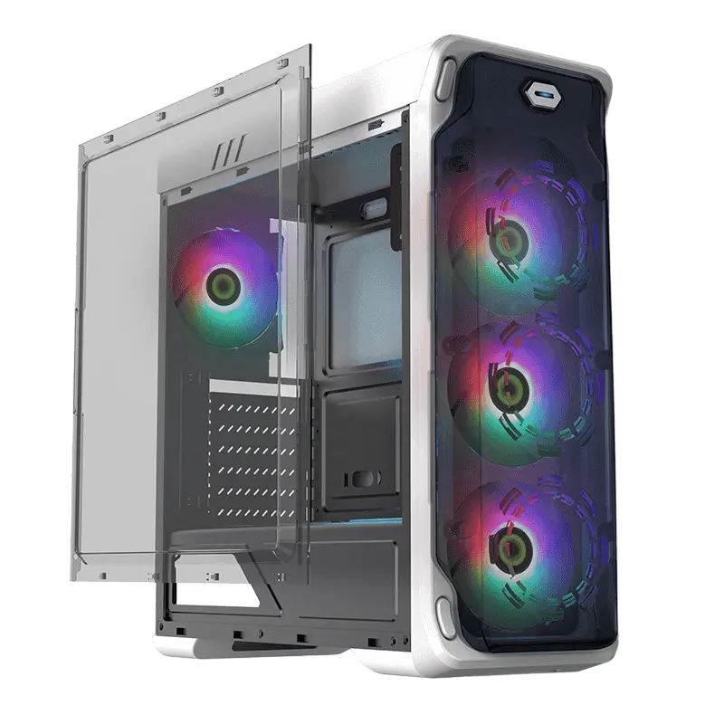 Компьютерный корпус Gamemax STARLIGHT FRGB Midi-Tower Белый