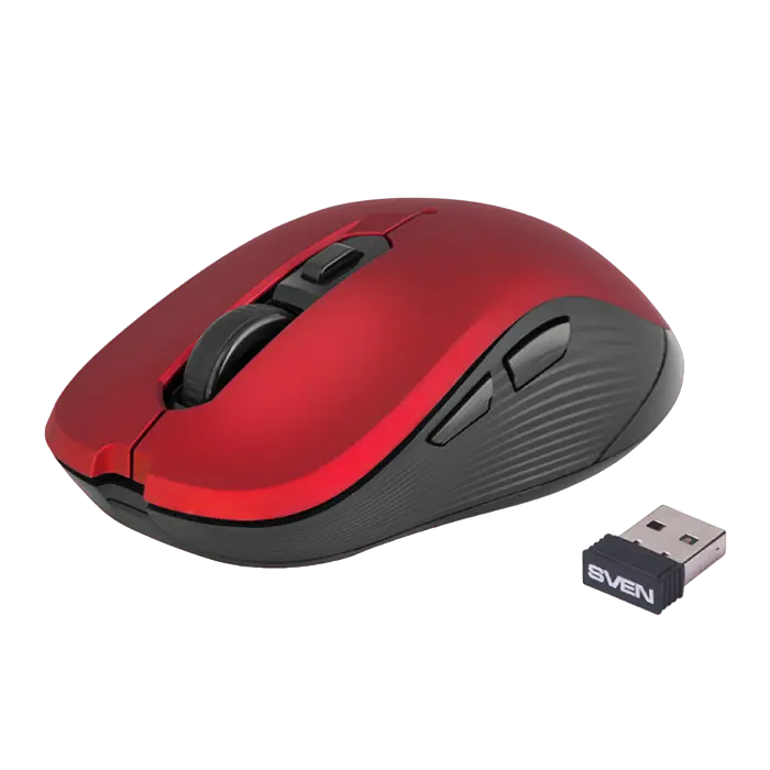 Беcпроводная мышь SVEN RX-560SW Беспроводное Красный