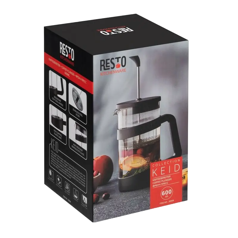 Френч-пресс RESTO 90509 Keid Чёрный