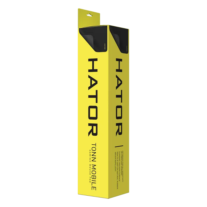 Игровой коврик для мыши HATOR Tonn Mobile, Extra Small, Чёрный