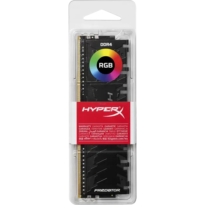 Memorie RAM Kingston HyperX Predator RGB HyperX Predator 8GB Negru