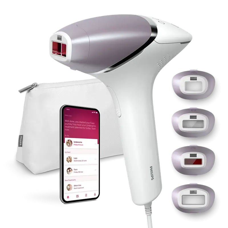 Фотоэпилятор Philips Lumea IPL 8000 Series Фиолетовый | Белый