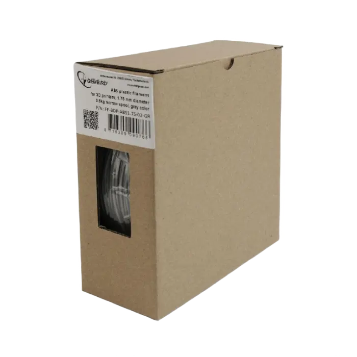 Filament pentru imprimantă 3D Gembird FF-3DP-ABS1.75-02-GR Gri
