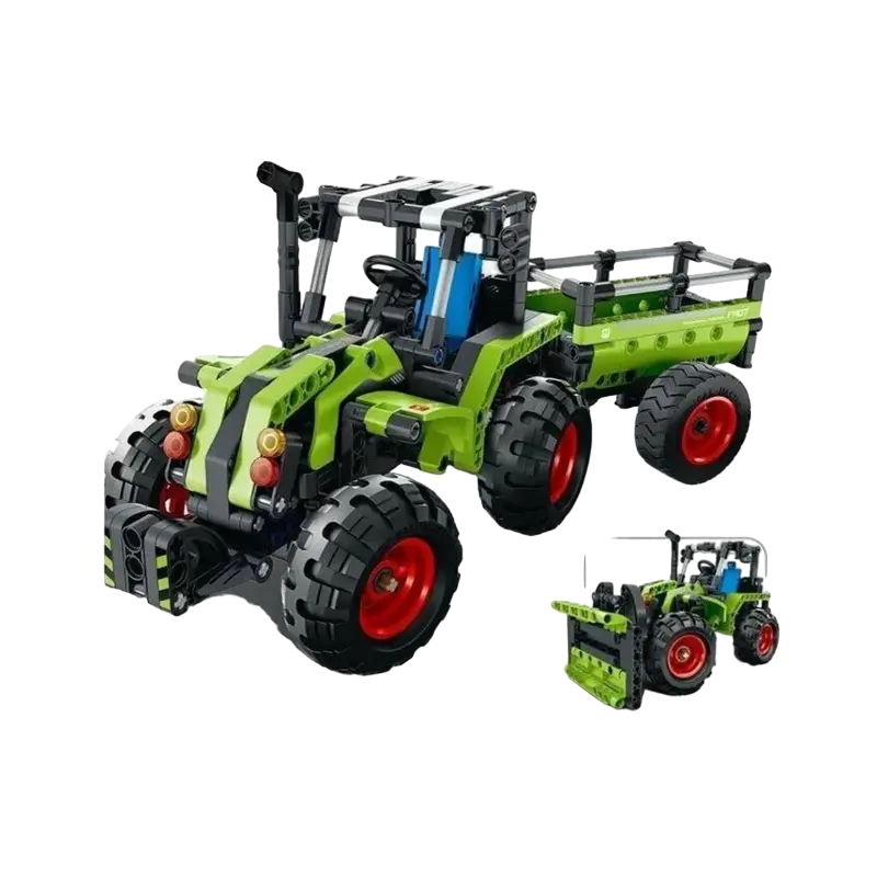 Конструктор iM.Master Farm Tractor & Snow Plow Truck Зелёный