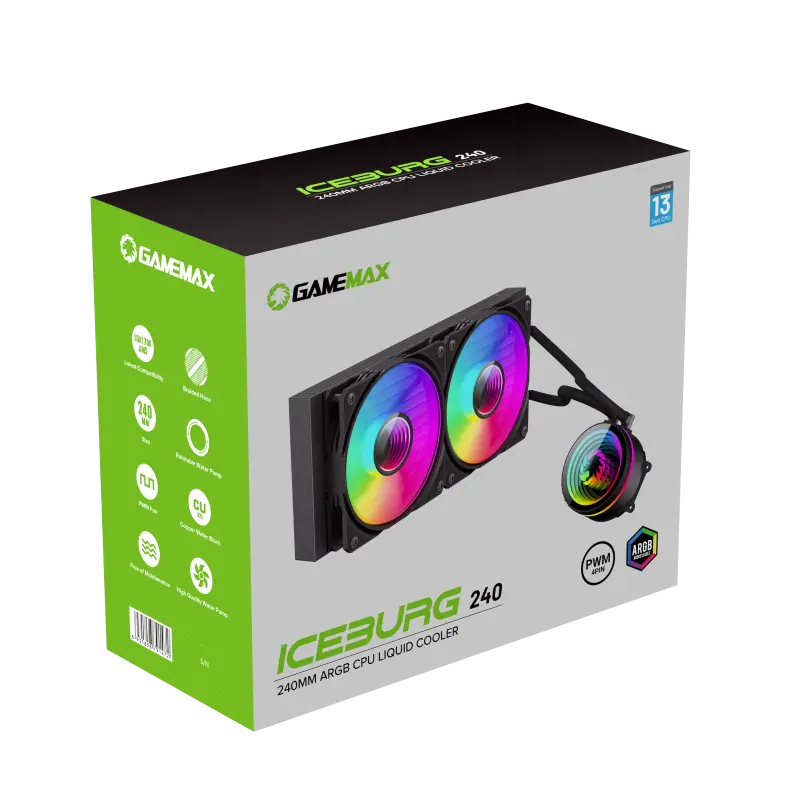 Кулер для процессора Gamemax IceBurg 240 Infinity 120 мм