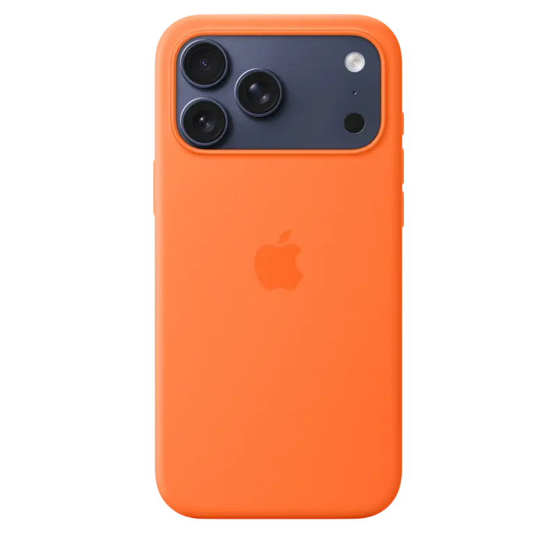 Чехол Apple iPhone 17 Pro Max Silicone Case with MagSafe A3560 Silicone Case with MagSafe Оранжевый