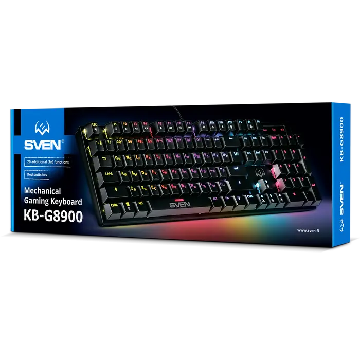Клавиатура SVEN KB-G8900 Механический Черный