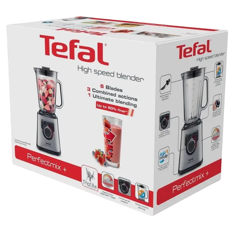 Blender staționar Tefal Perfectmix+ BL811D38 Argintiu