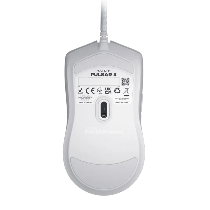 Игровая мышь HATOR Pulsar 3 Проводное Белый