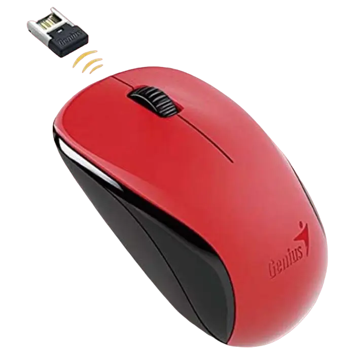 Беcпроводная мышь Genius NX-7000 Беспроводное Красный