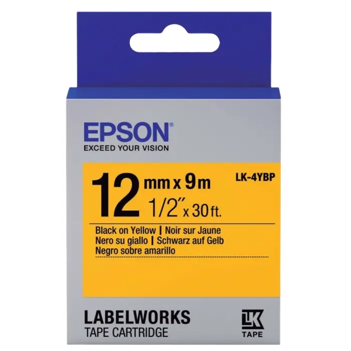 Картридж с лентой Epson LK-4YBP